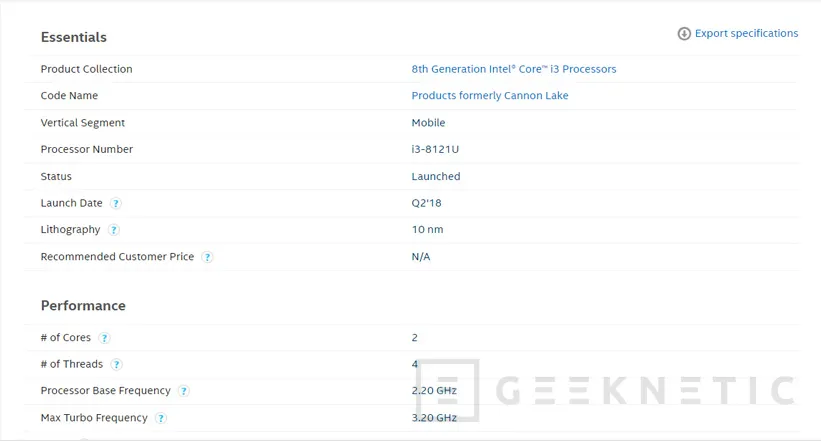 Geeknetic Los 10nm de Intel debutan la gama media tras años de retrasos 2