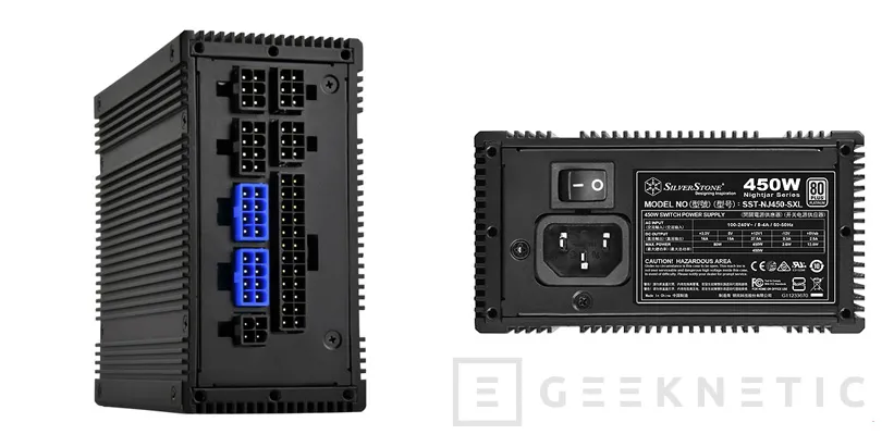 Geeknetic SilverStone introduce su nueva fuente de alimentación NJ450-SXL totalmente pasiva 1