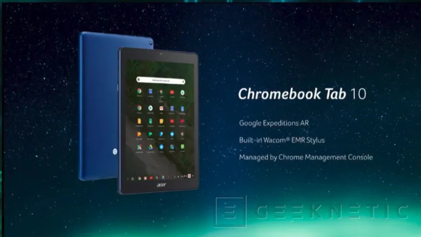 Geeknetic Acer presenta en la Acer@Next un nuevo concepto de Chromebook en forma de Tablet 3