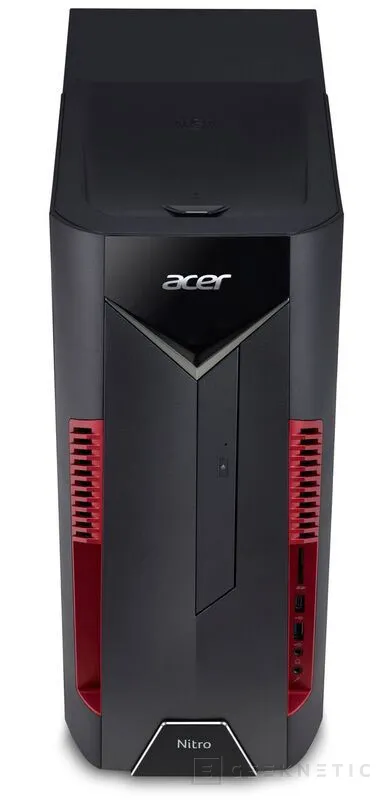 Geeknetic Acer estrena su nuevo sobremesa gaming Nitro 50 con precio ajustado y carga Qi 3