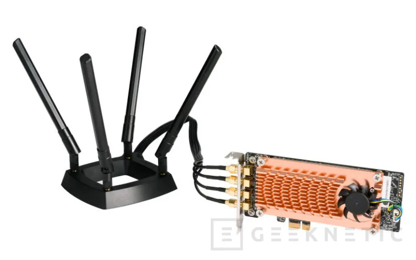 Geeknetic QNAP QWA-AC2600, una tarjeta WiFi PCIe de 2.533 Mbps que requiere de refrigeración activa 2