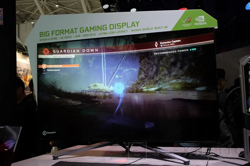 Geeknetic ASUS ROG muestra su primer monitor BFGD certificado por Nvidia 1