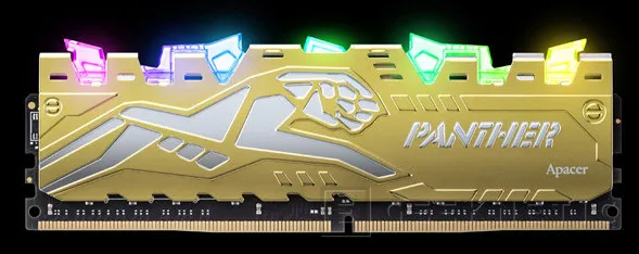 Geeknetic Apacer tiñe de dorado sus memorias DDR4 Panther RGB 3