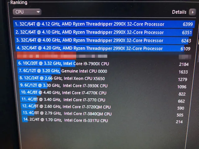 Geeknetic Aparecen los primeros benchmarks del AMD Threadripper 2 2990X de 32 núcleos 3