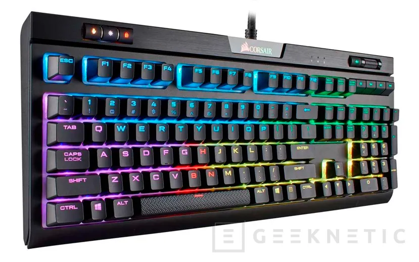 Geeknetic Los teclados mecánicos Corsair Strafe y K70 se renuevan con iluminación ARGB y distintos switch Cherry a escoger 1