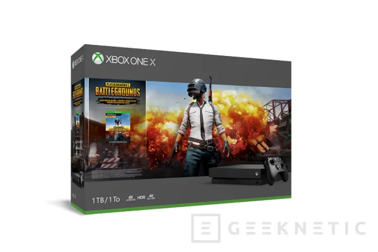 Geeknetic Microsoft venderá su Xbox One X en un pack con el PUBG 1