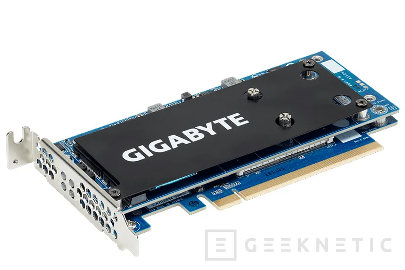 Geeknetic Estas tarjetas PCIe de Gigabyte permite colocar hasta 4 SSD M.2 de alto rendimiento 1