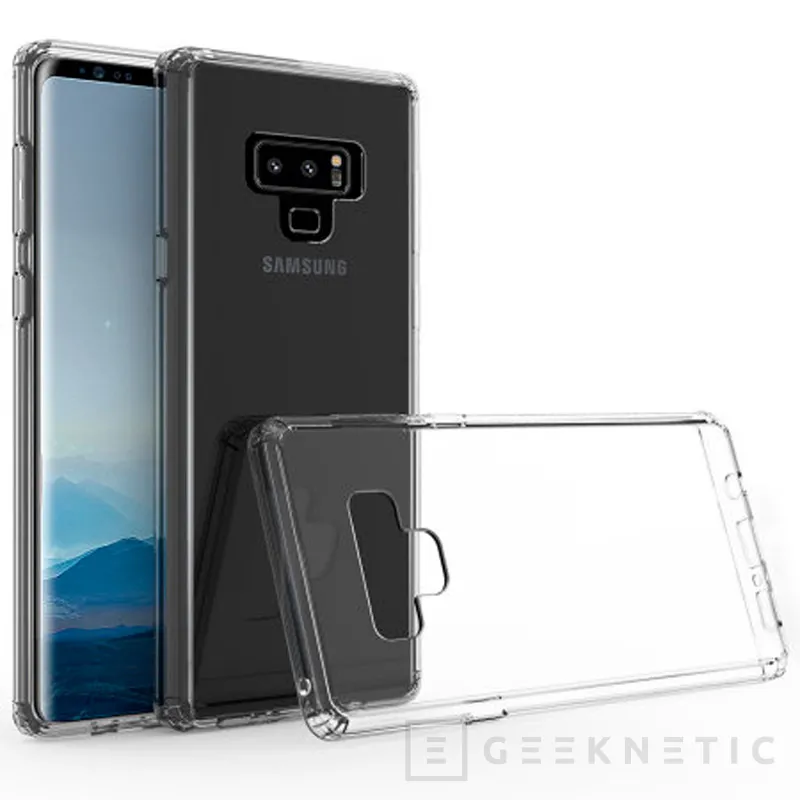 Geeknetic El Samsung Galaxy Note 9 ve filtrado su diseño con un solo marco y lector de huellas centrado 2