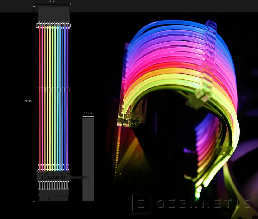 Geeknetic El cable RGB de Lian Li sale a la venta a un desproporcionado precio de 41 euros 1