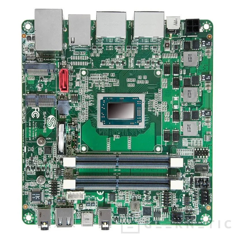 Geeknetic Sapphire integra procesadores AMD Ryzen Embedded V1000 en su placa FS-FP5V 1