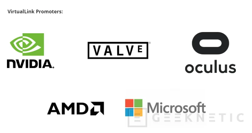 Geeknetic AMD, NVIDIA, Microsoft, Valve y Oculus anuncian el estándar de conexión VirtualLink para gafas de realidad virtual 1