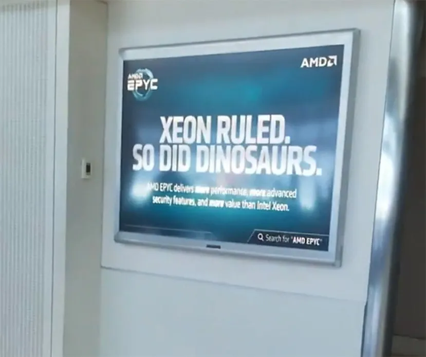 Geeknetic AMD ridiculiza a Intel en su ultima campaña publicitaria de EPYC en el aeropuerto de San Jose 1