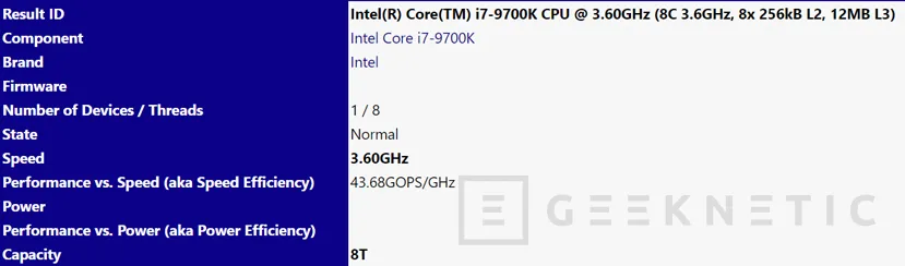Geeknetic El Intel Core i7-9700K vendrá sin Hyperthreading 2