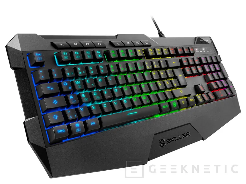 Geeknetic El teclado gaming Sharkoon SGK4 llega con iluminación RGB por zonas por 29.99 Euros 1
