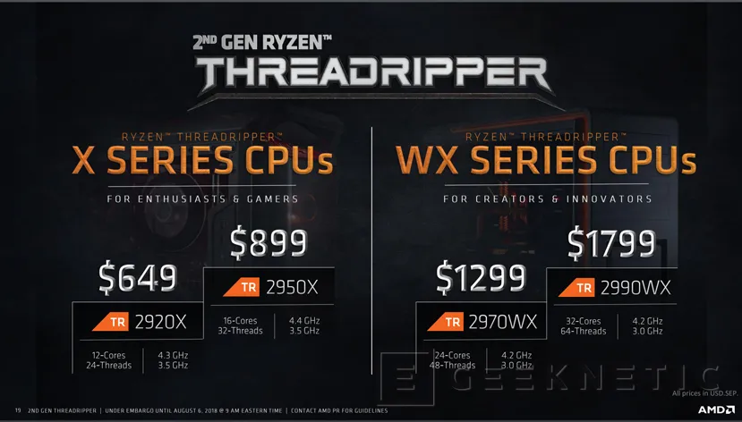 Geeknetic Todos los detalles e imágenes del AMD Threadripper 2 de 32 núcleos, ya en preventa 1