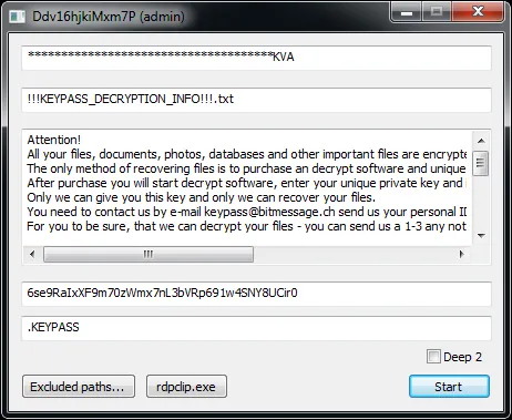 Geeknetic Investigadores descubren KeyPass, un ransomware con ataques personalizables 2