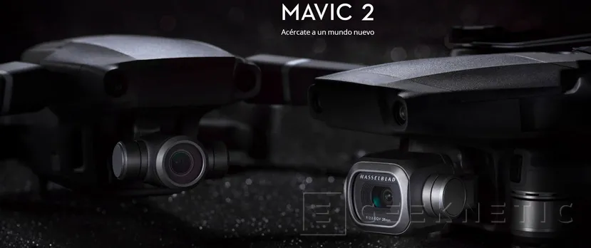 Geeknetic DJI anuncia sus dos drones plegables Mavic 2 con nuevo diseño, mejor cámara y zoom óptico 1