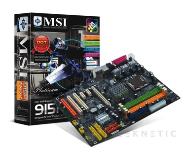 MSI anuncia su última placa base, la 915P Neo2 Platinum, Imagen 1