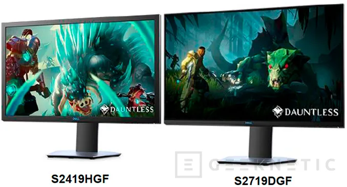 Geeknetic Dell añade los monitores gaming S2419HGF y S2719DGF con hasta 155 Hz mediante OC 1
