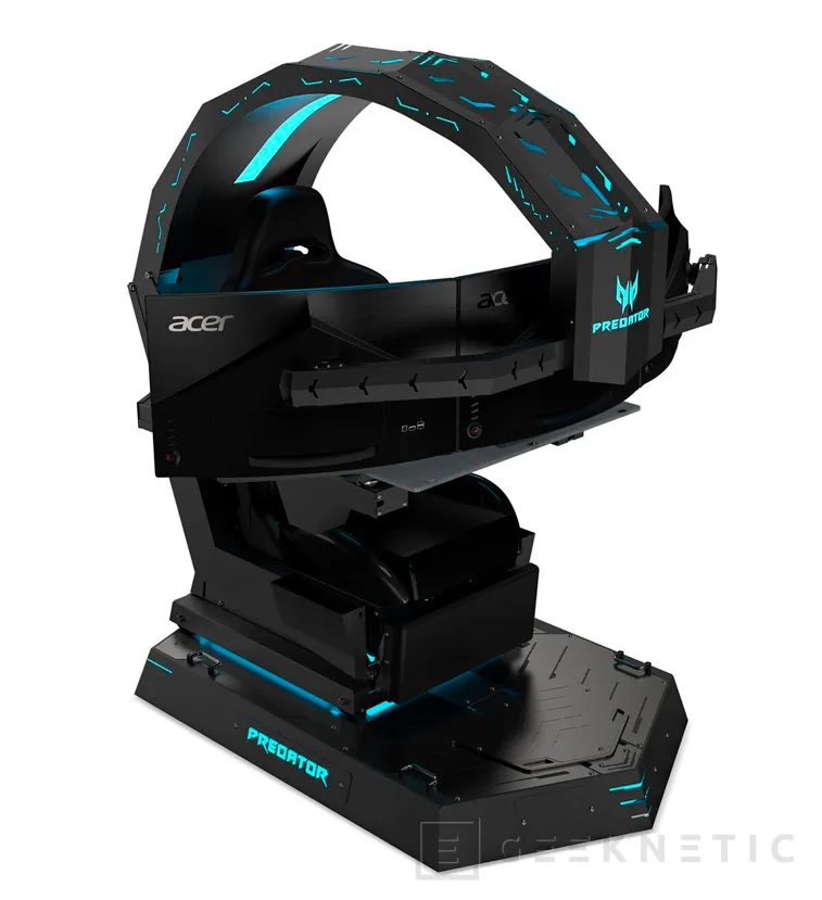 Geeknetic La enorme plataforma gaming motorizada de 200 Kg de peso Acer Predator Thronos ya está disponible desde 18000€   1
