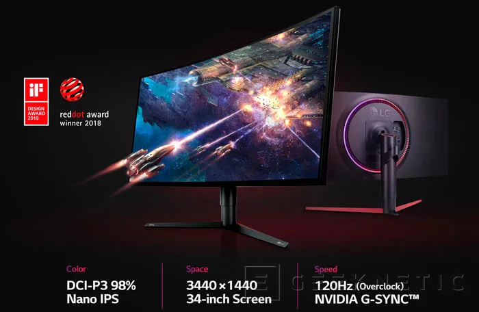 Geeknetic LG lanza los monitores gaming 34GK950G y 34GK950F en formato 21:9 y panel IPS a 144 Hz 1