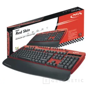 Red Skin es el teclado ahora se une a la gama Sport de NGS, Imagen 1