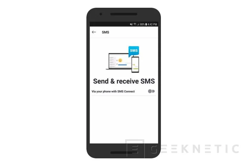Geeknetic Skype pronto podrá recibir y enviar SMS en Android 1