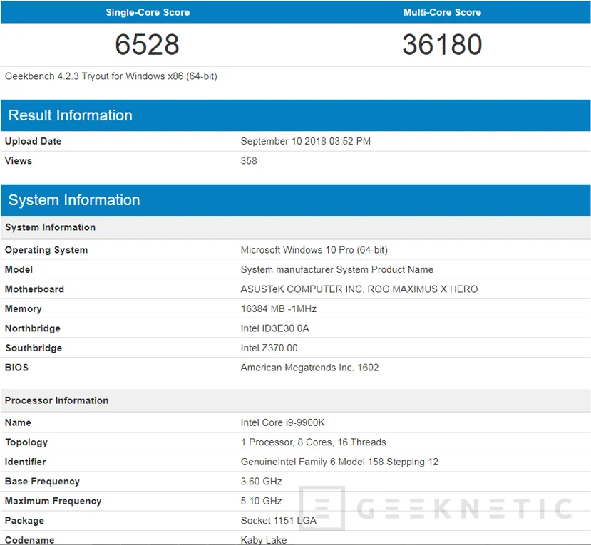Geeknetic El Intel Core i9-9900K es más rápido que un AMD Ryzen 7 2700X overclockeado 2