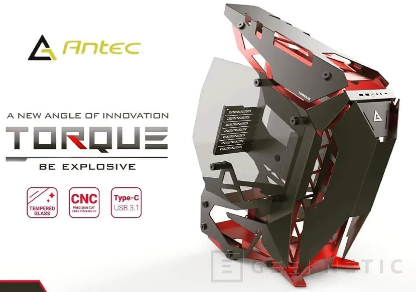 Geeknetic Antec muestra una caja E-ATX de diseño abierto y gran flujo de aire 1