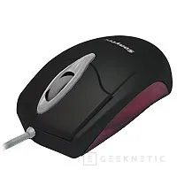 Nuevo Sonytec ratón óptico Black mono scroll 3D PS/2 3 botones, Imagen 1