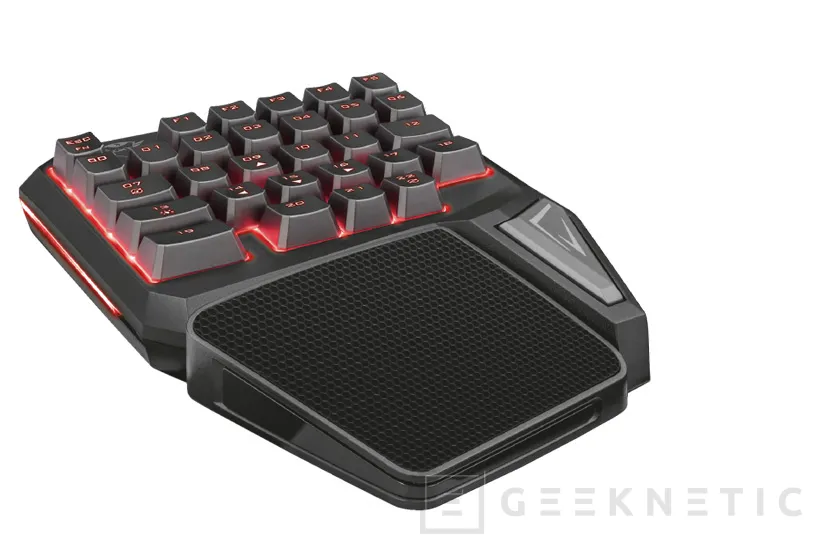 Geeknetic Trust presenta el teclado gaming Assa con 30 teclas para una mano 2