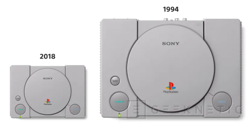 Geeknetic Sony apela a la nostalgia con su PlayStation Classic, una versión reducida de su primera consola por 100 Euros 1