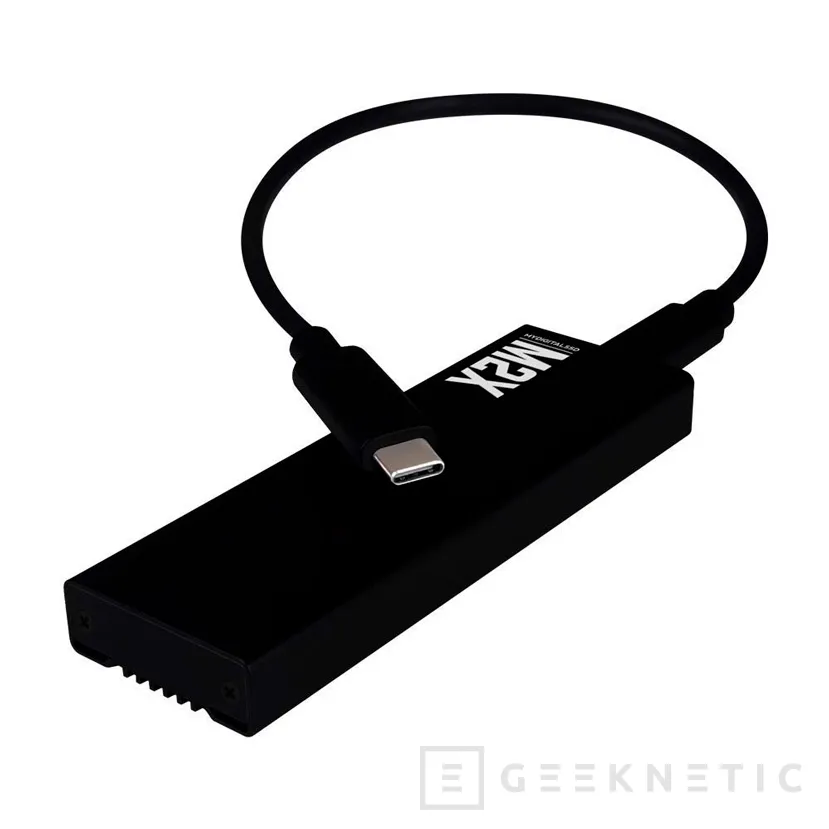 Geeknetic MyDigitalSSD lanza la carcasa M2X para unidades M.2 con USB-C y 2 líneas PCIe 3.0 NMVe 1