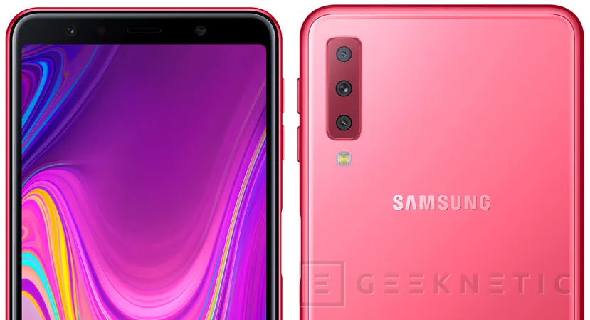 Geeknetic El Samsung Galaxy A7 (2018) incorpora triple cámara trasera y sensor de huellas en el lateral derecho 2