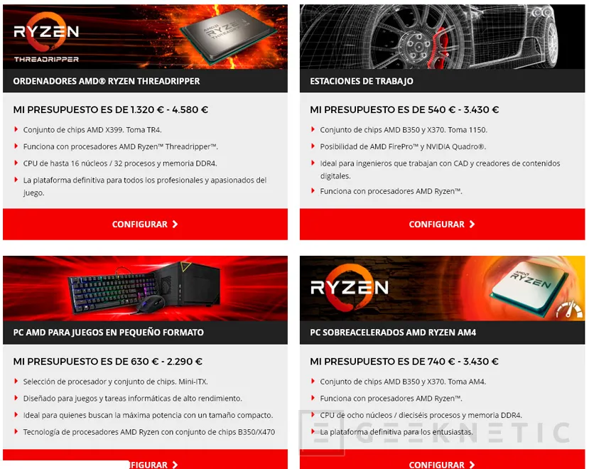Geeknetic PC Specialist ya vende PCs Gaming configurables en España 2