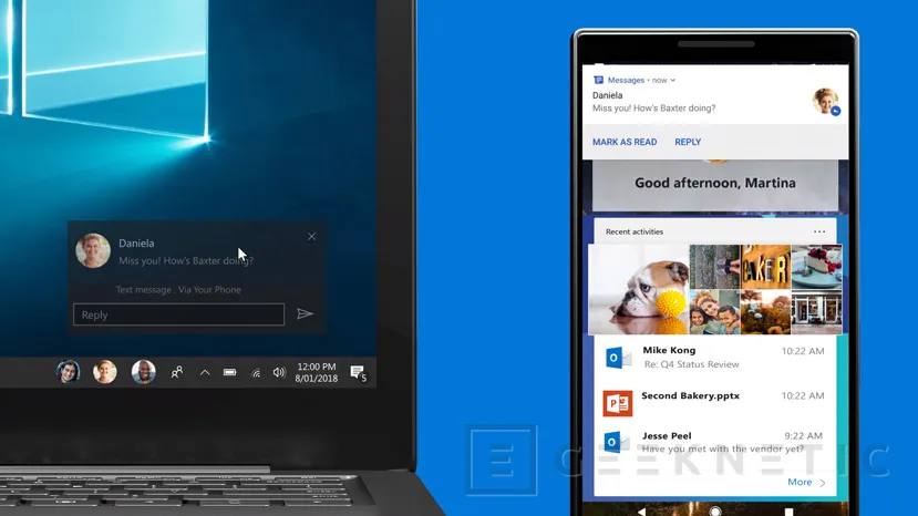 Geeknetic Microsoft permite controlar tu móvil desde el PC con la nueva actualización de Windows 10 2