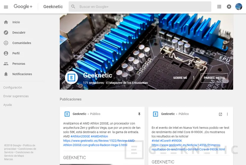 Geeknetic Google+ dirá adiós tras una filtración de datos de 500.000 usuarios 1