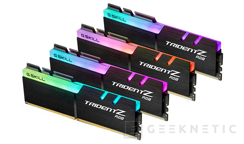 Geeknetic G.Skill anuncia kits DDR4 a 4800MHz para las nuevas plataformas Z390 1