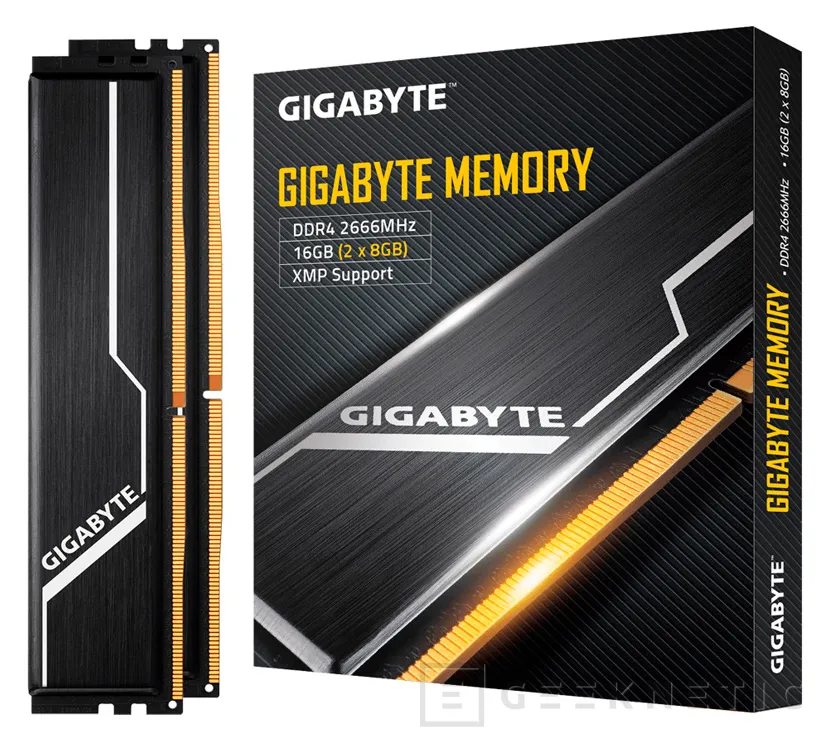 Geeknetic Gigabyte lanza sus propios módulos de memoria DDR4 a 2666 MHz 1