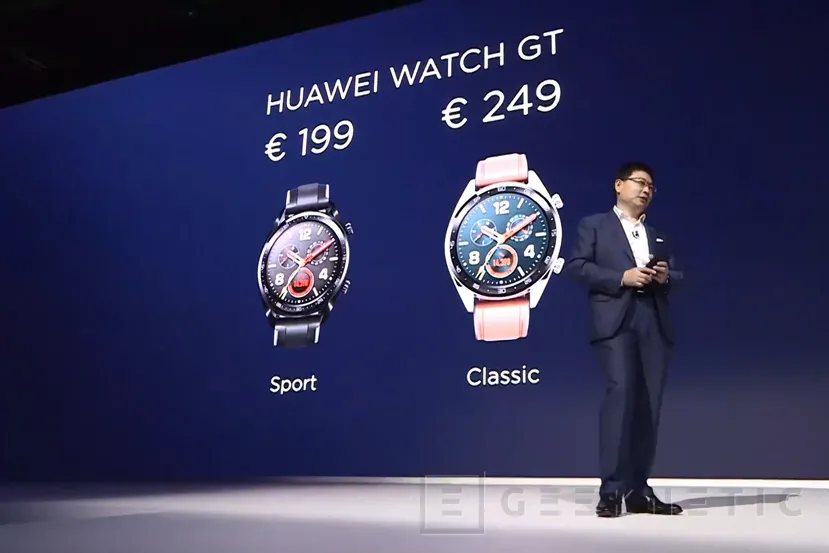 Geeknetic Huawei estrena su smartwatch Watch GT con resistencia IP67 y hasta un mes de duración de batería 2