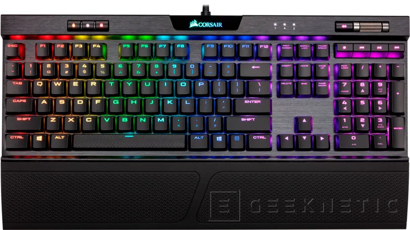 Geeknetic Llegan dos versiones de perfil bajo del teclado mecánico Corsair K70 RGB MK.2 Low Profile 2