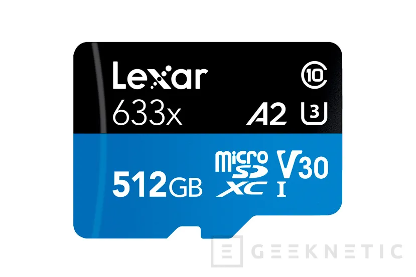 Geeknetic Lexar presume de la microSD de clase A2 con más capacidad del mundo con sus 512 GB 1