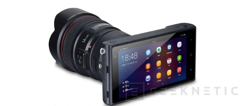 Geeknetic Yongnuo presenta una cámara mirrorless con Android 7.1 y montura Canon EF 1