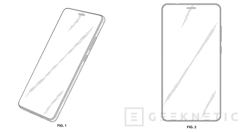 Geeknetic Huawei ha patentado un diseño de Smartphone con un agujero en la pantalla para el altavoz de llamada 1