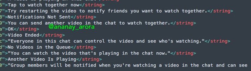 Geeknetic Facebook quiere integrar Watch Party en Facebook Messenger según algunos trozos de código 1