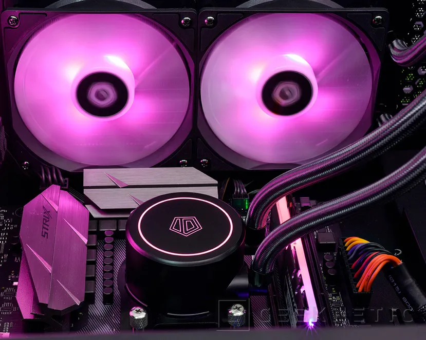 Geeknetic ID-Cooling anuncia su refrigeración líquida AiO AuraFlow X240 con RGB y radiador doble por 79.99 Euros 1