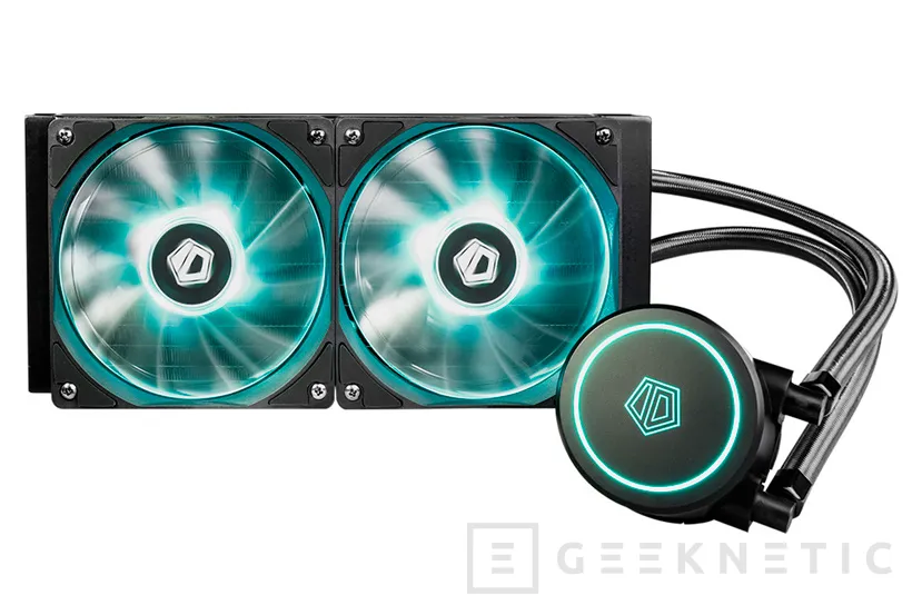 Geeknetic ID-Cooling anuncia su refrigeración líquida AiO AuraFlow X240 con RGB y radiador doble por 79.99 Euros 2