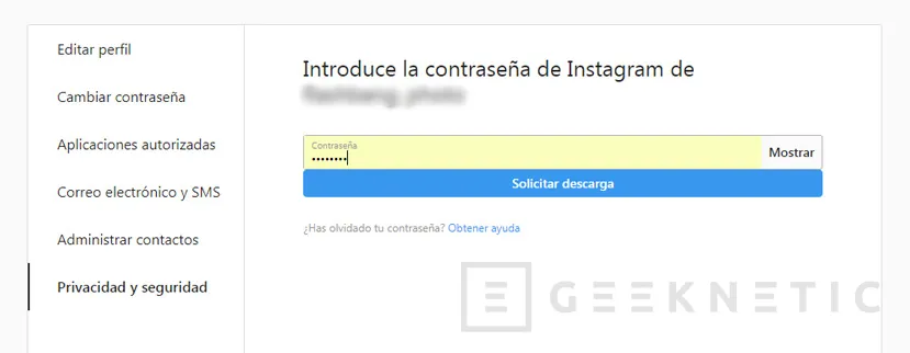 Geeknetic La herramienta de descarga de datos de Instagram ha dejado al descubierto contraseñas en texto plano 1