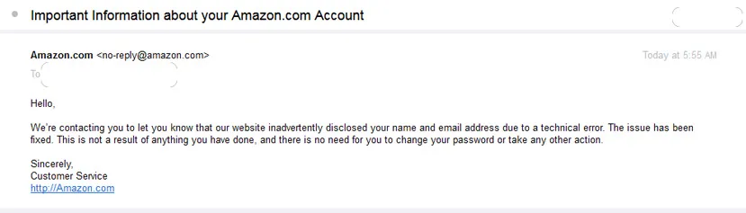 Geeknetic Amazon ha hecho públicos por error los datos personales de algunos usuarios 1
