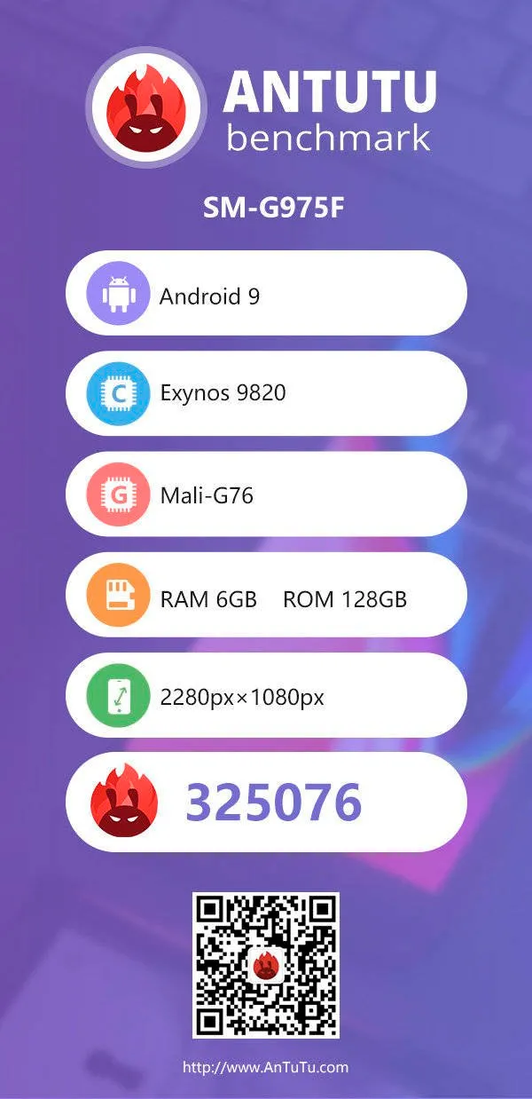 Geeknetic El Galaxy S10 Plus con el Exynos 9820 consigue 325.000 puntos en AnTuTU 1